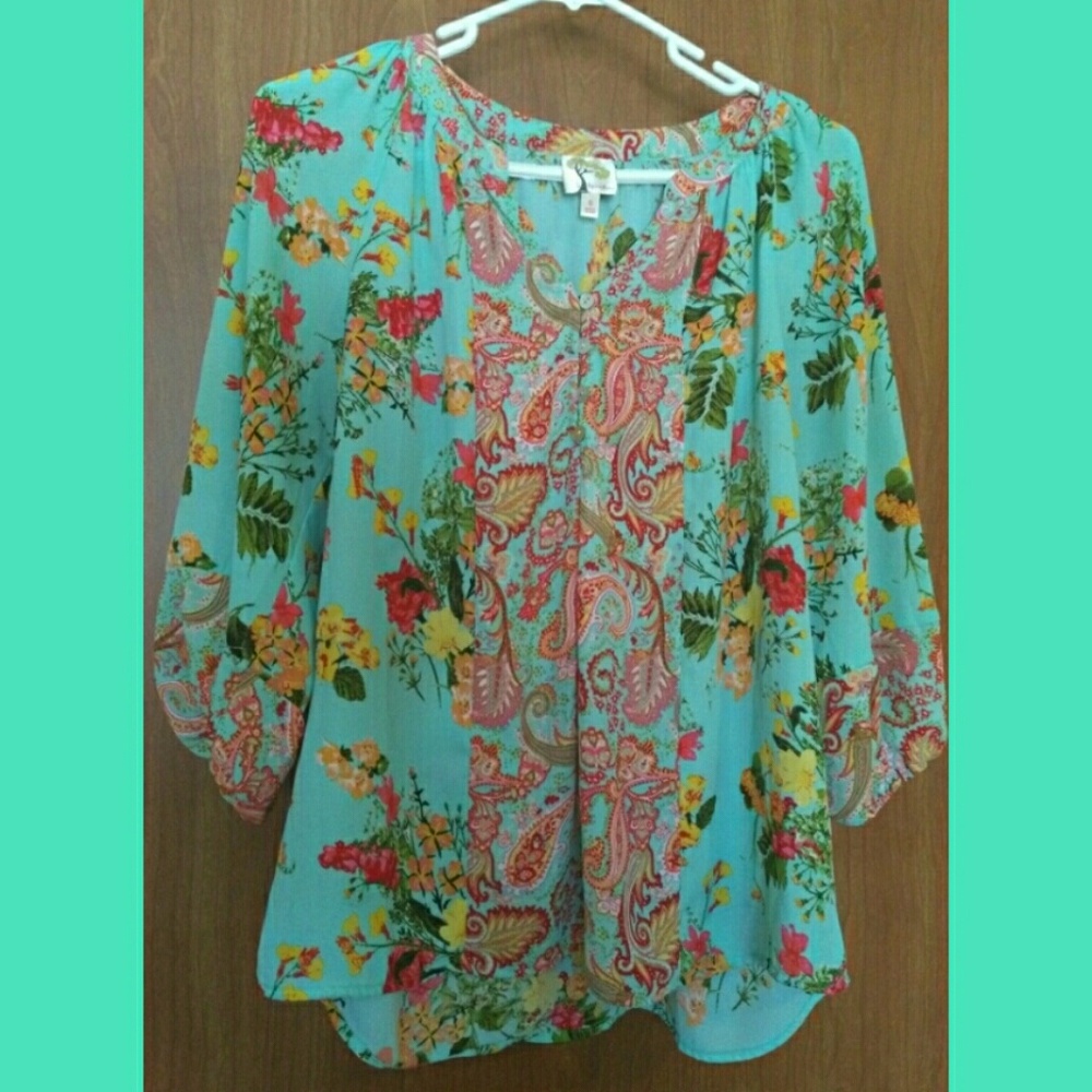 Spring Summer Floral Top